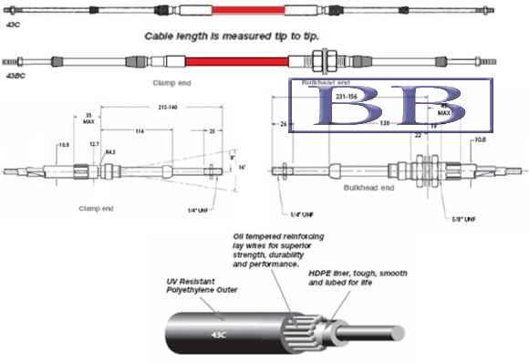 teleflex-cables-43-series-h-duty-bulkhead-1m-to-10m-1-4-shaft
