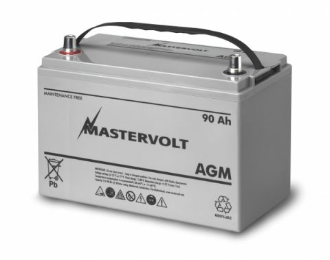 Marine Batteries Mastervolt AGM std 12v 90Ah battery