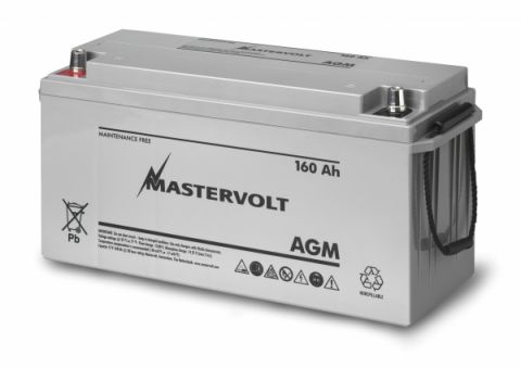 Marine Batteries Mastervolt AGM std 12v 160Ah battery
