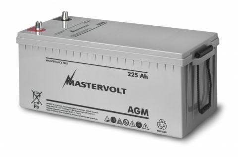 Marine Batteries Mastervolt AGM std 12v 225Ah battery
