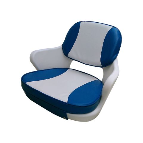 YACHTSMAN Moulded seat with Blue and White trim