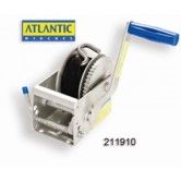 Atlantic Winch 3:1 with 6m x 4mm soft low stretch rope and hook