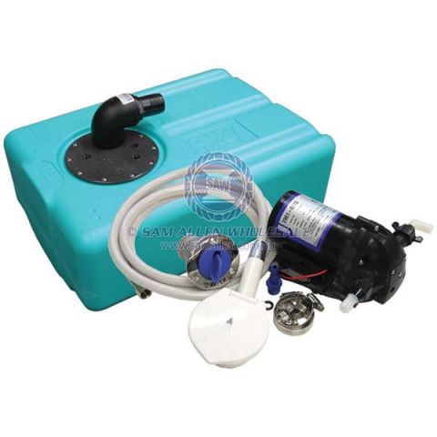 Shurflo 39 ltr tank and pump kit complete 239302