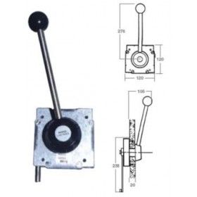 Single lever gear only side mount control