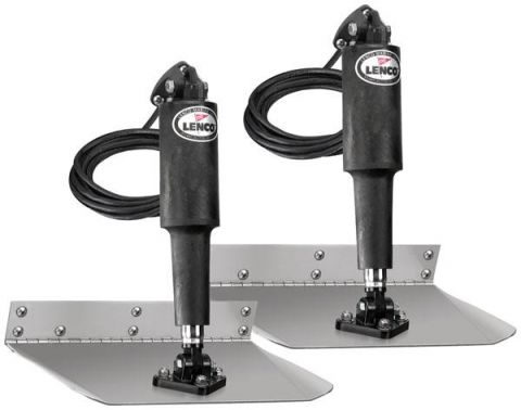 LENCO marine Trim Tabs standard sizes 12v 4.9 to 7.6m  16 to 25 ft with Switch an auto retract