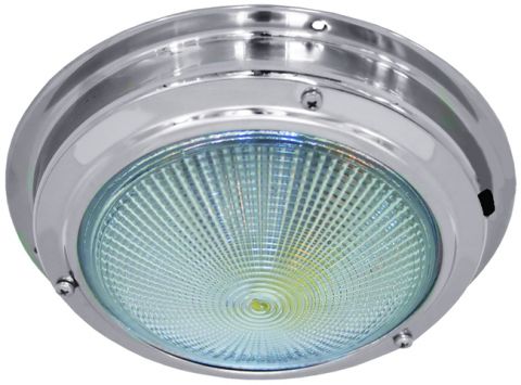 Stainless  Steel  Dome  Lights  -  LED