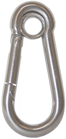 Snap Hooks With Eye - Stainless Steel