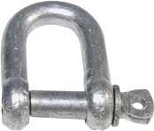 D shackle 9mm (3/8")