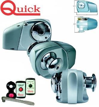 Quick anchor Winches Horizontal Winch - Hector 1500 12/24v
