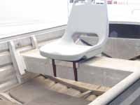 Boat Webb seat mount with zinc plated swivel 182123