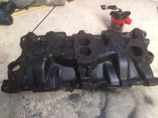Inlet Manifold Cast Good USED early GM small block